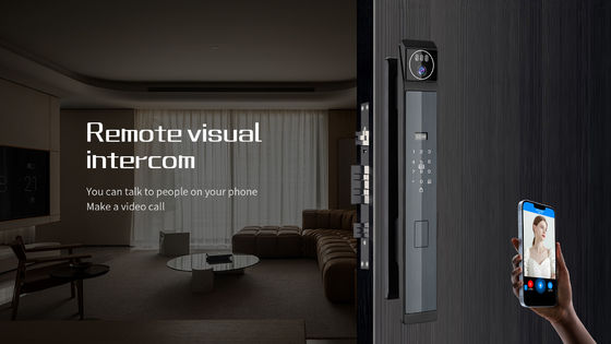 S940Max Automatic Door Lock With 3D Face ID Fingerprint Code WiFi Video Calling Key Card