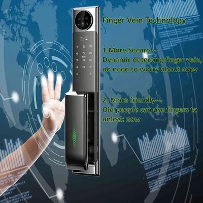 S923MAX Digital Door Lock with Fingerprint Password Card Key Wifi 3D Face ID