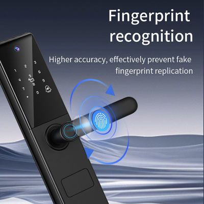 S829Max Tuya Wifi Remote Control Camera Door Lock Fingerprint Code Card Keyless Smart Home Door Lock