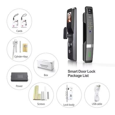 S924Max Smart Home Wifi Lock with Fingerprint Card Code Key Multi-unlock Way for Home