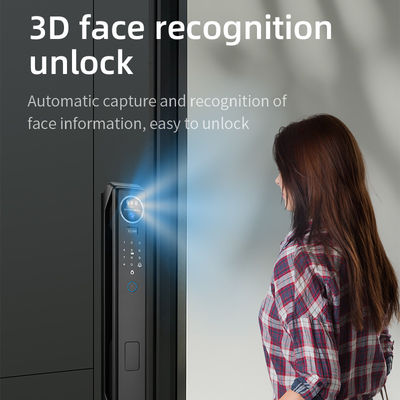 Qleung WiFi APP Fingerprint Card Code Face ID Electronic Lock For Home Apartment
