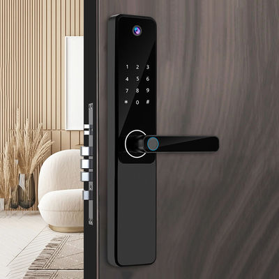 S802Pro HD Camera Inteligente Tuya Biometric Fingerprint & IC Card Key Smart Home Door Lock With WiFi Connectivity