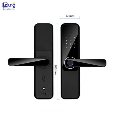 Qleung S802MAX Fingerprint Wifi Tuya App Remote Unlock Card Code Camera Digital Smart Home Door Lock