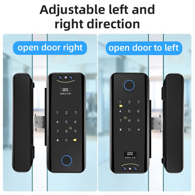 Smart Home Door Lock Tuya Face Recognition Glass Door Lock Digital Lock Fingerprint Password Card Key Door Lock For Home