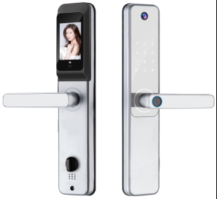 Qleung S802Pro HD Camera Intelligent Fingerprint IC Card Key with WiFi Connectivity Smart Home Tuya Door Lock