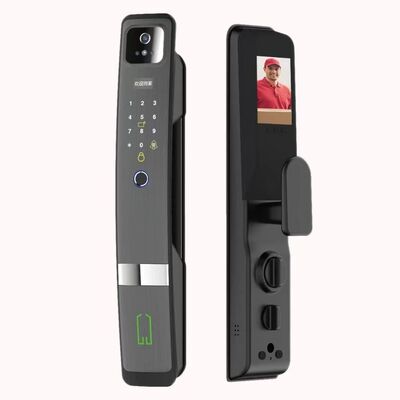 Hot Sale 3D face ID Tuya wifi Lock Biometric Fingerprint Password Key Code Smart Door Lock with Camera
