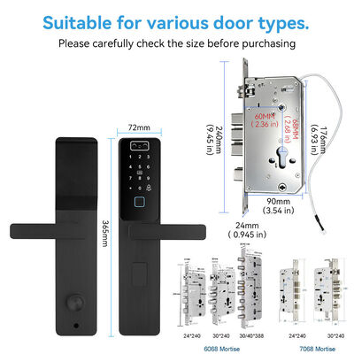 S869 Gold Color CNC Slim Plate Face Recognition  Palm Vein Unlock Tuya Door Lock 