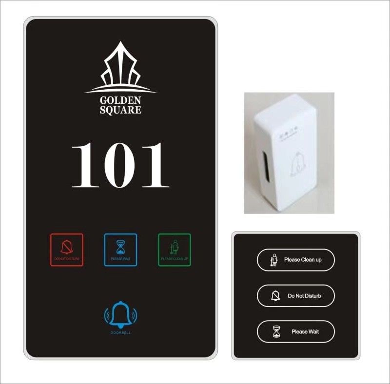 DND Hotel Door Plate Arylic Hotel Door Number Plate CE RoHs