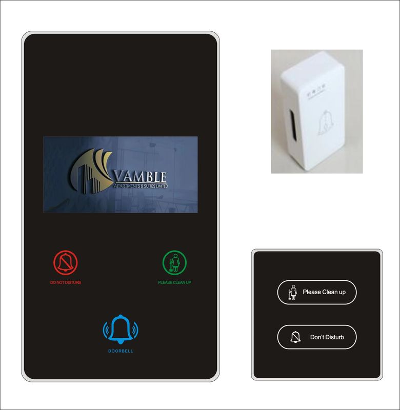 MUR Acrylic Hotel Room Name Plate 220V Hotel Doorplate Switch