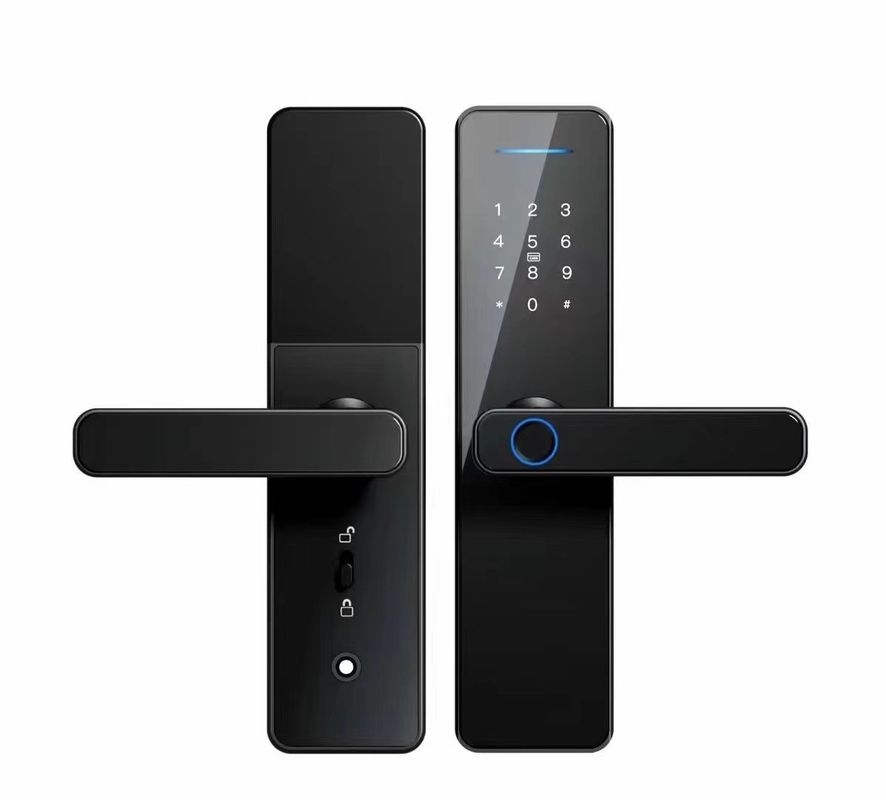 QLEUNG Tuya Wifi TTlock App Digital Locks Advanced Fingerprint Door Lock with RFID Card