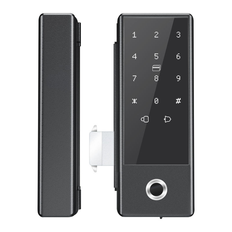 Gold G10S Glass Lock with Tuya app ttlock app Unlock way fingerprint/password/card/key