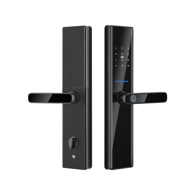 Steel Door Wifi Fingerprint Lock S819-2 Digital Password Lock For Apartment