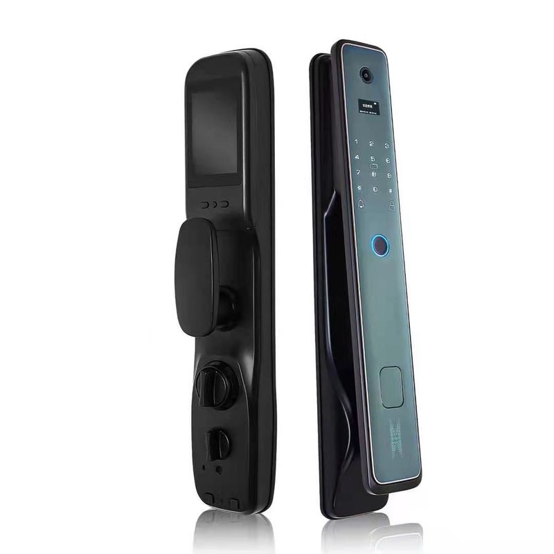 Tuya 6068 Mortise Android Controlled Door Lock Fingerprint Code Card Key