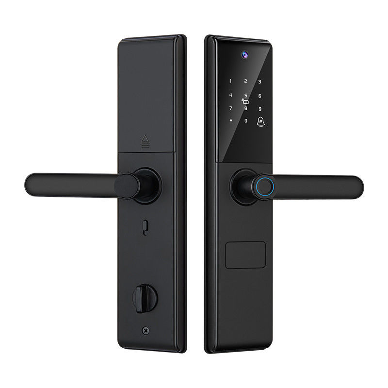 S829Max Tuya Wifi Remote Control Camera Door Lock Fingerprint Code Card Keyless Smart Home Door Lock