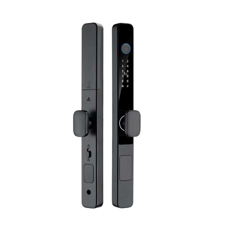 Qleung S608 Waterproof TTlock Tuya Smart Key Digital Locks Fingerprint Aluminum Electric Sliding Glass Door Smart Home Door Lock