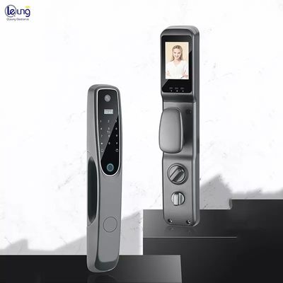 Khóa cửa bằng ngón tay Wifi với camera Khóa cửa bằng video hợp kim nhôm