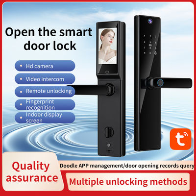 Khóa cửa máy ảnh Qleung với khóa kỹ thuật số vân tay