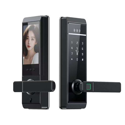 Khóa cửa Qleung S810max Thiết kế mới Tuya Mở khóa bằng khuôn mặt, lòng bàn tay, vân tay, mật khẩu, thẻ, chìa khóa Điều khiển từ xa Tuya Khóa cửa thông minh