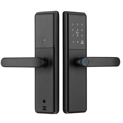 Khóa cửa thông minh Qleung S851, điều khiển từ xa qua Ứng dụng Tuya, mở khóa bằng vân tay, mật khẩu, thẻ và chìa khóa