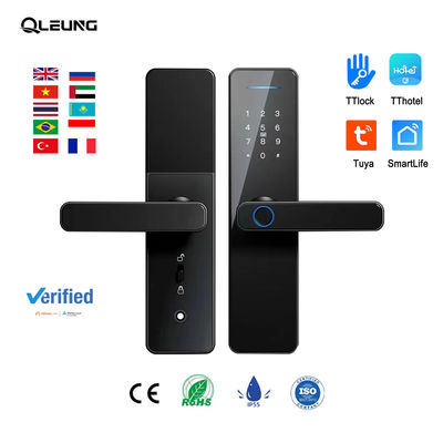 S811 Wifi Lock Tuya Zigbee TTlock Biometric Fingerprint Smart Digital Khóa cửa