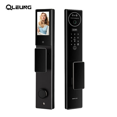 S555 Khóa cửa thông minh nhận dạng khuôn mặt 3D tự động với hợp kim nhôm quy trình CNC và Kiểm soát truy cập Wi-Fi gọi video Tuya Active
