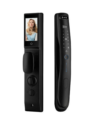 Nhận dạng khuôn mặt 3D Dấu chân ngón tay Khóa khóa ngón tay Tuya Tiếng gọi video hoạt động Mật khẩu Thẻ IC Wifi Khóa cửa thông minh