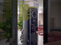 6068 Mortise Aluminium Alloy CNC Smart Wifi Door Lock với 3D Face Recognition Intercom